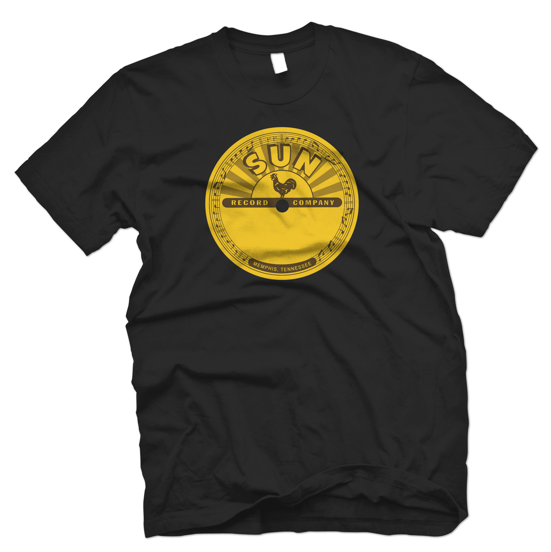 Sun Records Officially Licensed Logo Tee-Black