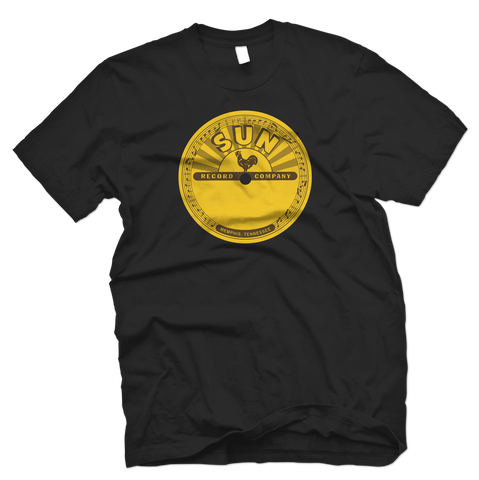 Sun Records Officially Licensed Logo Tee-Black