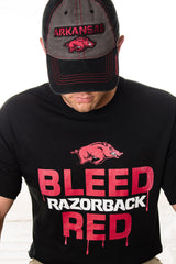 Bleed Razorback Red T-shirt in Unisex Sizing