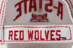 Arkansas Red Wolves Embroidered Cap Adjustable Strap