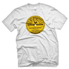 Elvis Presley Blue Moon of Kentucky Sun Records Officially Licensed Tee-White