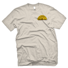 Sun Records Half Sun Crest Tee-Cream