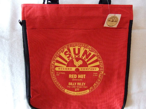 Sun Records Officially Licensed Billy Riley Red Hot Totebag