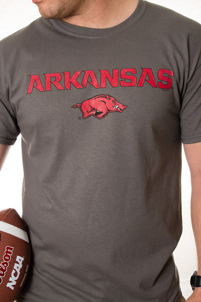 Arkansas Running Hog T-shirt in Unisex Sizing