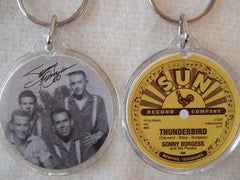 Sonny Burgess Sun Records Officially Licensed Round Lucite Keyring