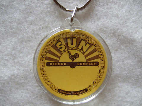 Sun Record Officially Licensed Logo Keyring-Round